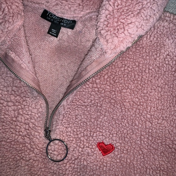 TopShot pink plush pullover GIRLS 6 - Picture 4 of 10